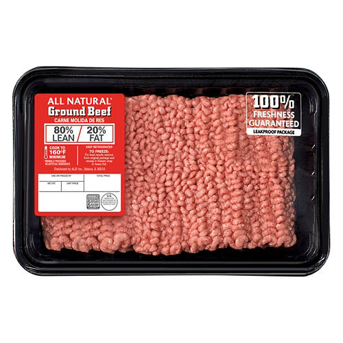 Fresh  80% Lean 20% Fat Ground Beef