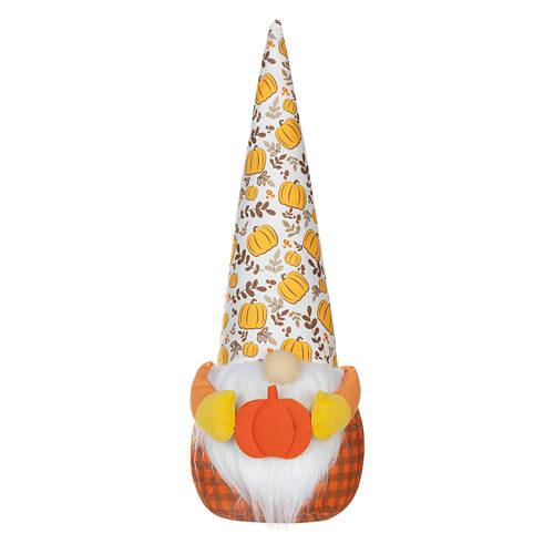 20" Orange Pumpkin Gnome