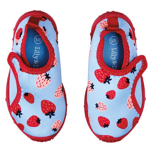 Toddler Water Shoes - Strawberry, 7/8