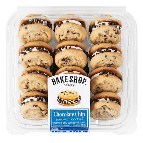 Chocolate Chip Sandwich Cookies, 12 count Product Image Front shot 01