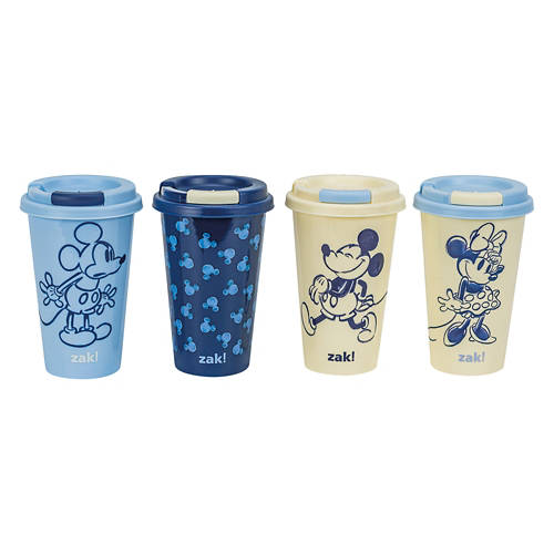 BPA Free 4 Pack Hot Beverage Tumblers, Mickey