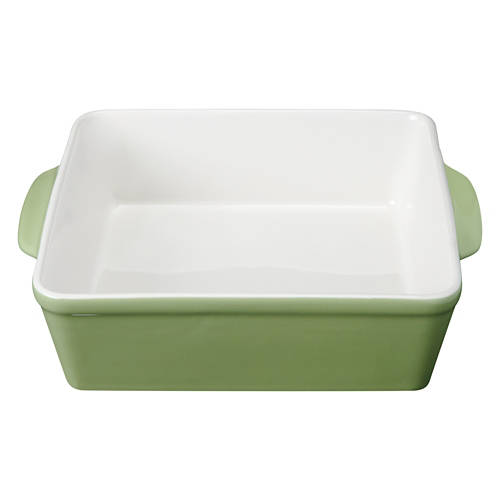 Stoneware Baking Dish, Green