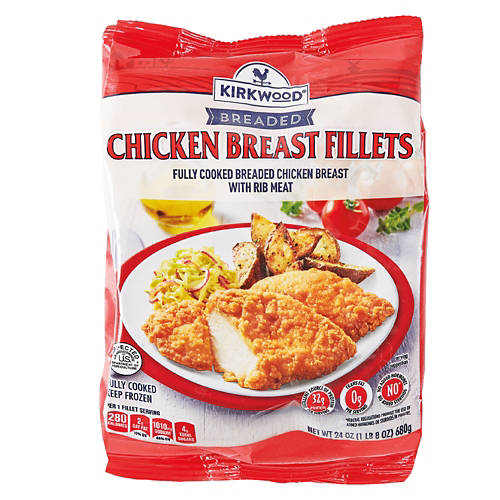 Breaded Chicken Fillets, 24 oz