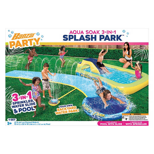 Aqua Soak 3-in-1 Splash Park - Lime Product Image Front shot 01