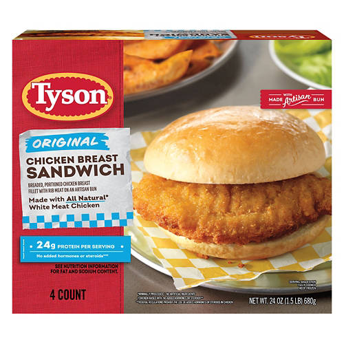 Chicken Breast Sandwiches, 4 count