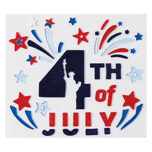 Americana Gel Clings, 4th of July