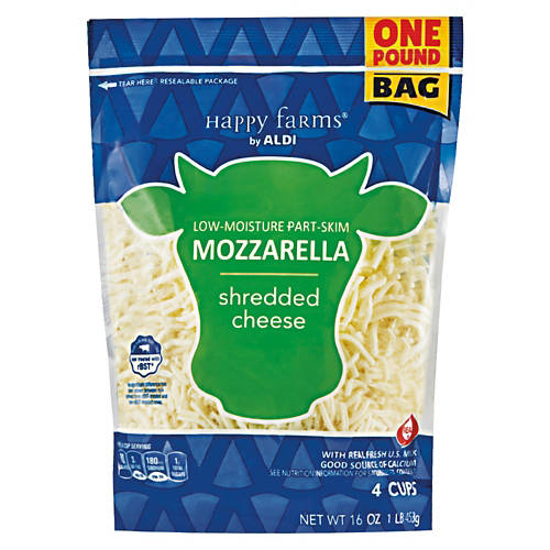 Shredded Mozzarella Cheese, 16 oz