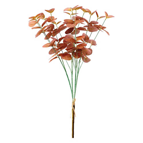 Red  Eucalyptus Faux Floral Stems