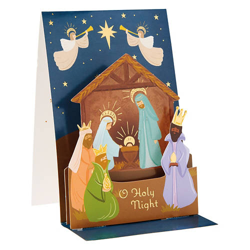 Pop Up Christmas Card - Holy Night