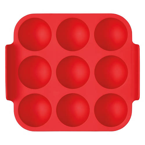 Air Fryer Liner Egg Bite Shaped - Red