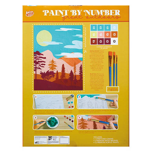 Paint By Number - Great Outdoors Product Image Back shot 01