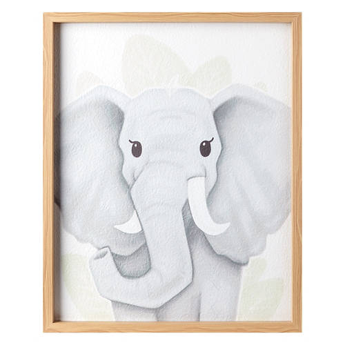 16" x 20" Baby Elephant Framed Wall Art