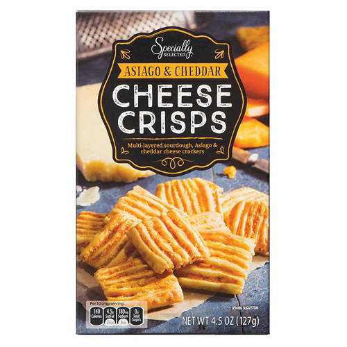 Asiago Cheddar Cheese Crisps, 4.5 oz