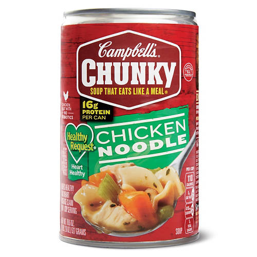 Chunky Chicken Noodle Soup, 18.6 oz Can