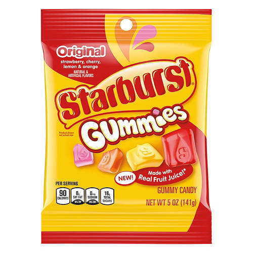 Original  Starburst Gummies, 5 oz Product Image Front shot 01