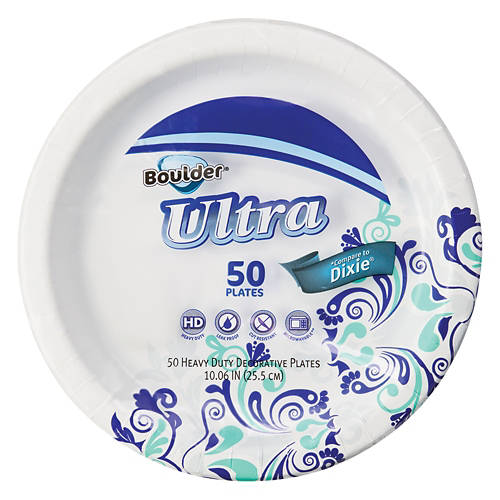 10" Ultra Heavy Duty Paper Plate, 50 count