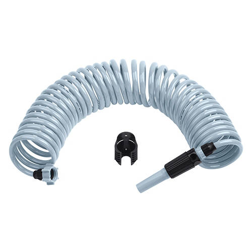 Coiled Garden Hose - Blue