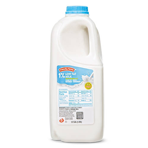1% Milk, 0.5 gal
