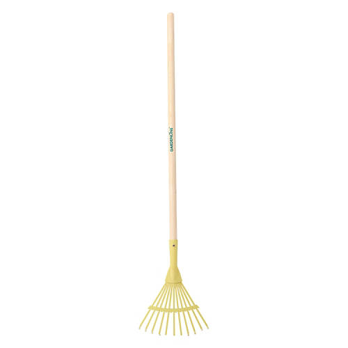 Childrens Gardening Tool - Leaf Rake, Yellow