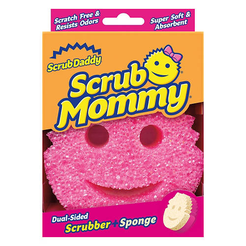 Dual Side Scrub + Sponge Mommy