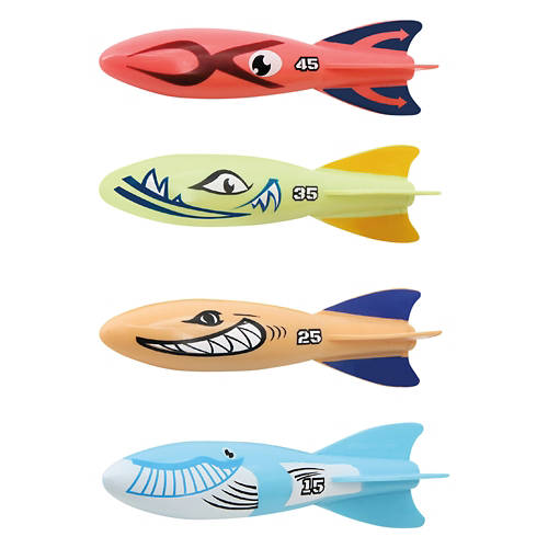 Torpedo Beasts Water Toys, 4 count Product Image Front shot 01