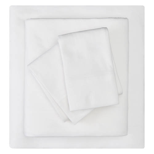 Super Soft Queen Size Jersey Sheet Set, White