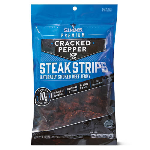 Cracked  Pepper Steak Strips, 10 oz