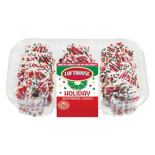 Frosted Holiday Shortbread Cookies, 15 count