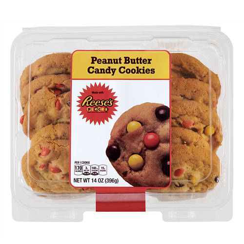 Peanut Butter Candy Cookies, 10 count Product Image Front shot 01