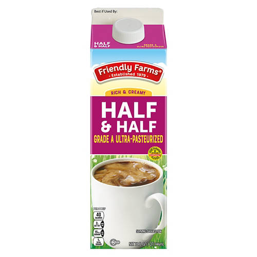 Half & Half Creamer, 32 fl oz Product Image Front shot 01