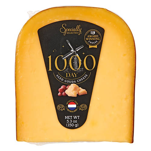 1000 Day Aged Gouda Cheese, 5.3 oz Product Image Front shot 01