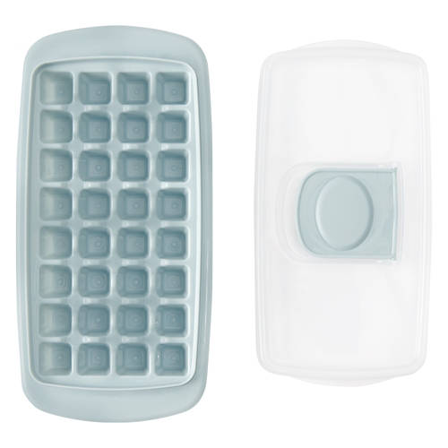 Ice Cube Tray with Lid - Blue, Mini