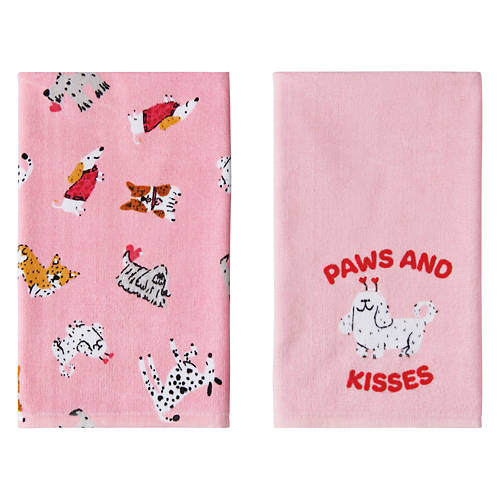 15” x 25” Kitchen Towels - Dogs, 2 Pack