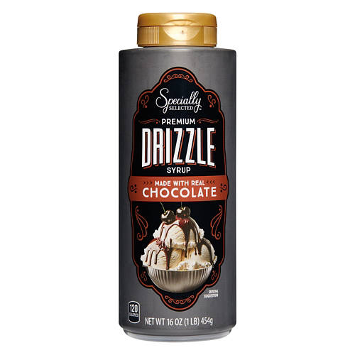 Premium Chocolate Ice Cream Drizzle Syrup, 16 oz Product Image Front shot 01