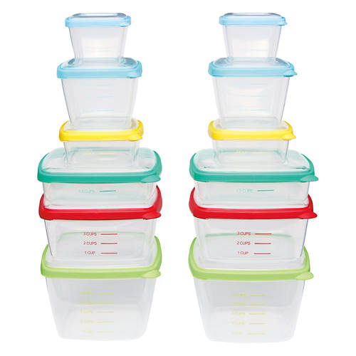 24 Durable Food Storage Containers Product Image Front shot 01