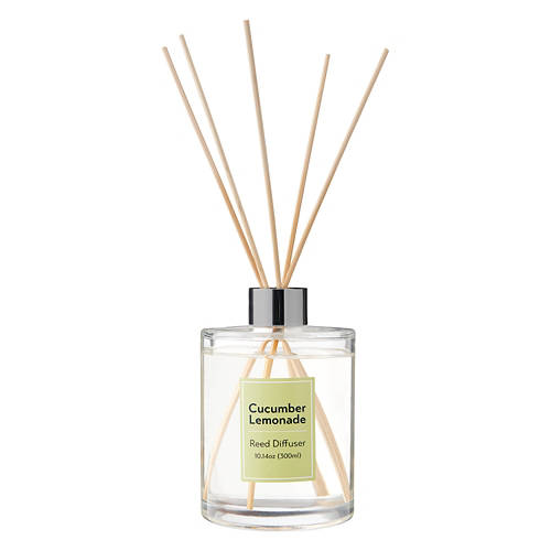 Glass Reed Diffuser - Cucumber Lemonade, 10.14 oz