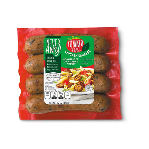 Tomato Basil Chicken  Sausage, 4 count