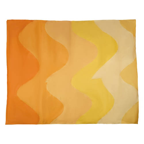 30" x  24" Rectangle Shaped Pet Cooling Mat - Orange Waves Product Image Front shot 01