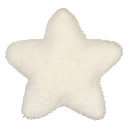 White Bourcle Star Americana Pillow