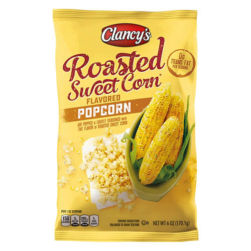 Roasted  Sweet Corn Flavored Popcorn, 6 oz Product Image Front shot 01