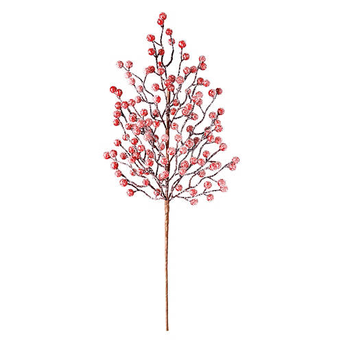 22" Holiday Faux Floral Stem - Holly Berries