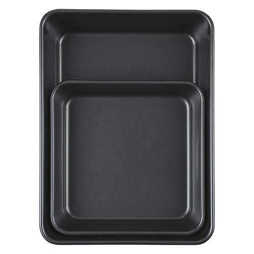 QuanTanium Non-Stick Coating Baking Pan Set - Black