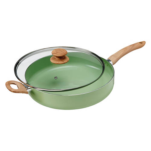 12" Nonstick Fry Pan, Green