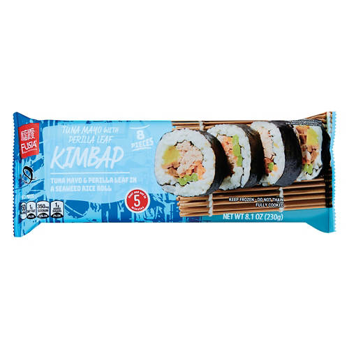 Tuna Mayo with Parilla Leaf Frozen Kimbap, 8 count Product Image Front shot 01