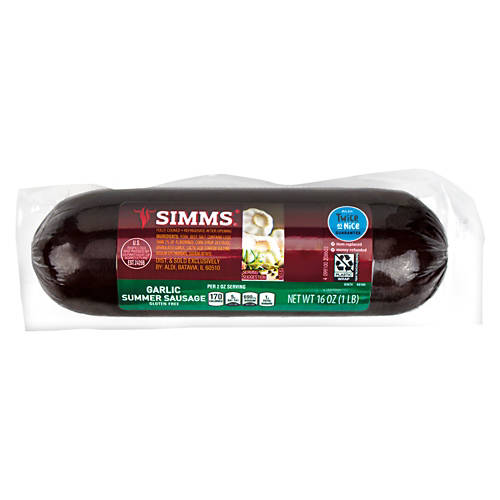 Gluten Free Garlic Summer Sausage, 16 oz