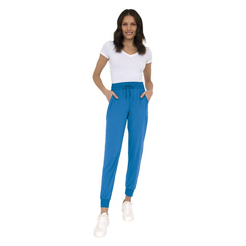 Ladies Athleisure Jogger Pant - Blue, M