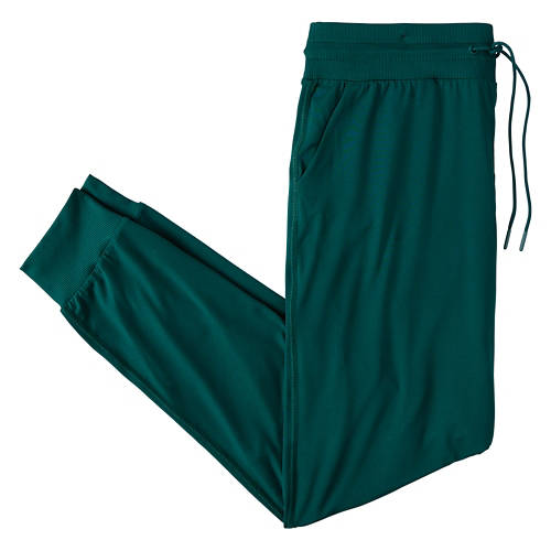 Ladies Athleisure Jogger Pant - Green, L