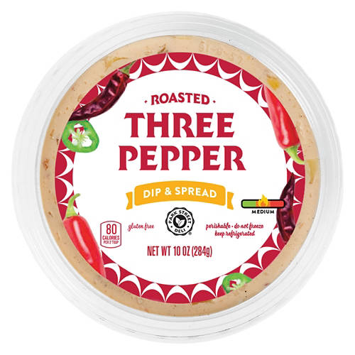 Gluten Free Roasted Three Pepper Dip & Spread, 10 oz Product Image Front shot 01