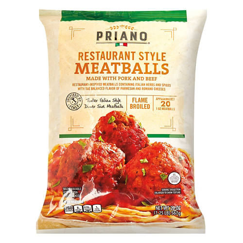 Restaurant Style Meatballs, 20 oz