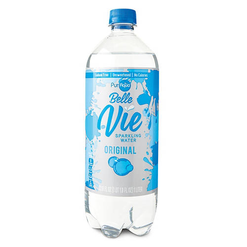 Pure Belle Vie Sparkling Flavored Water, 33.8 fl oz